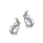 Serene Capybara Earrings