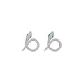 Emerald Serpent Earrings
