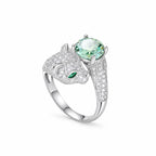 Sterling Silver Jaguar Ring