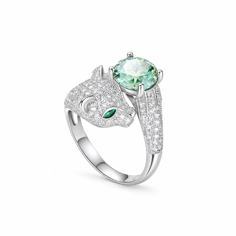 Sterling Silver Jaguar Ring