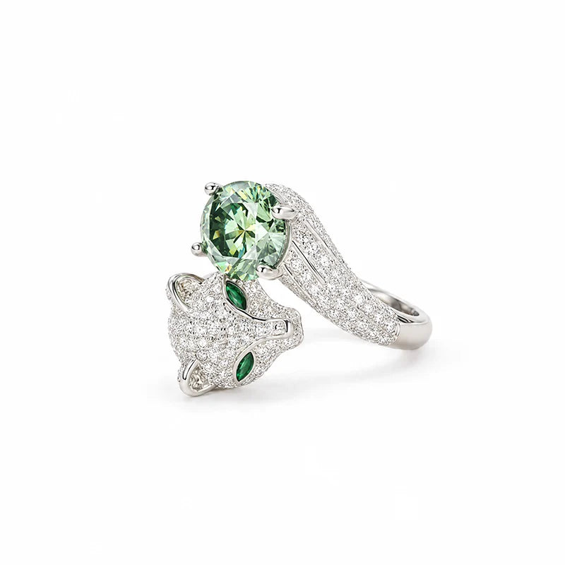 Sterling Silver Jaguar Ring