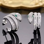 Pavé Serpent Earrings