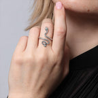 Sterling Silver Anaconda Ring