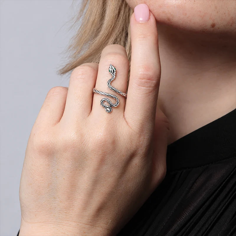 Sterling Silver Anaconda Ring
