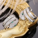 Pavé Serpent Earrings
