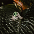 Sterling Silver Jaguar Ring
