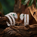 Pavé Serpent Earrings