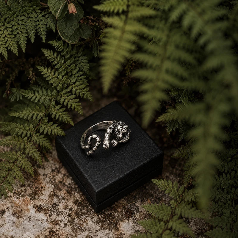 Jaguar Spirit Wrap Ring