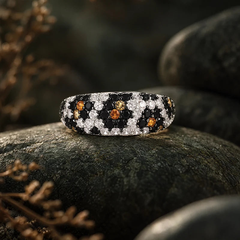 Jaguar Rosette Ring