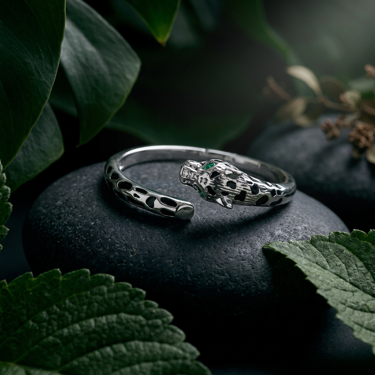 Jaguar Head Bangle