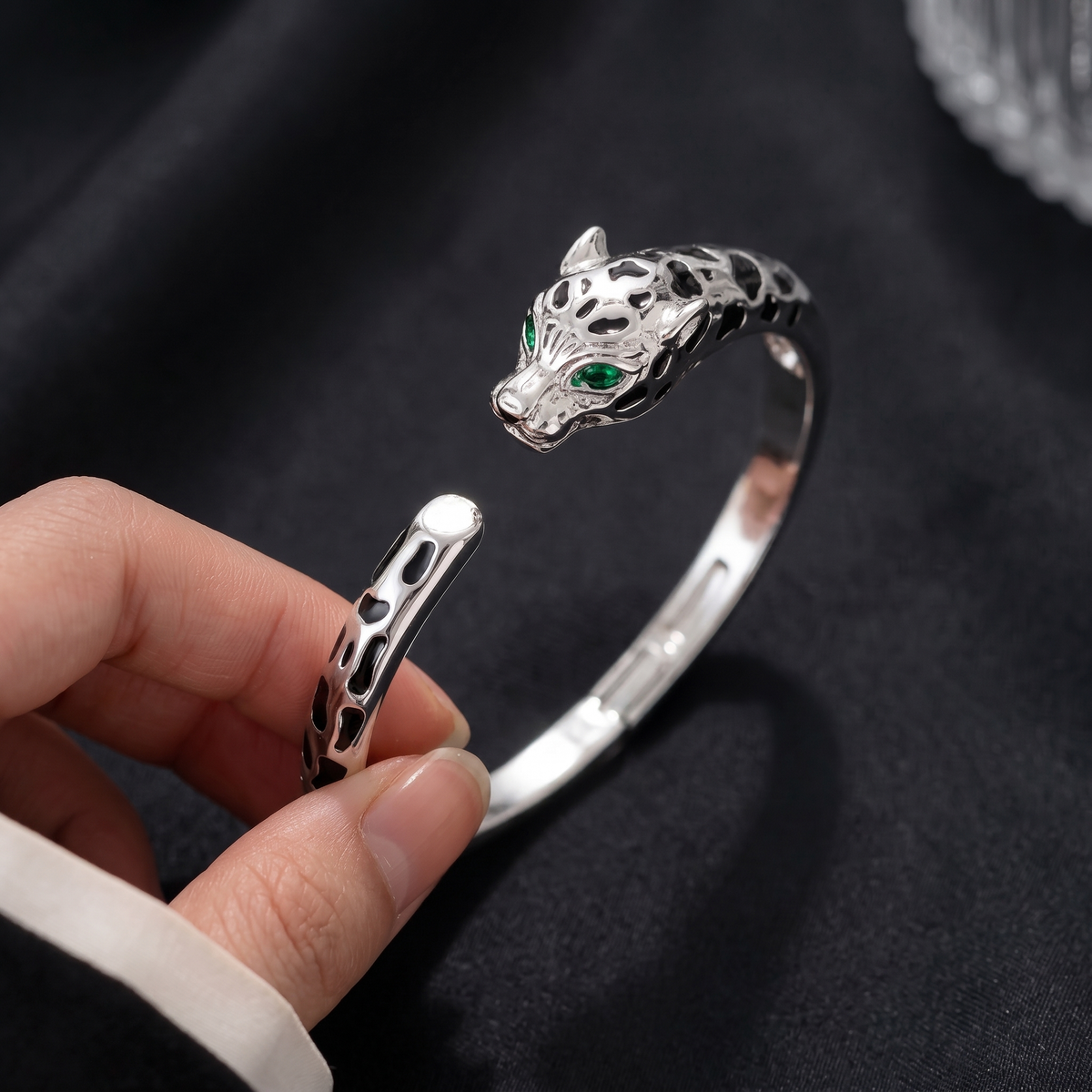 Jaguar Head Bangle