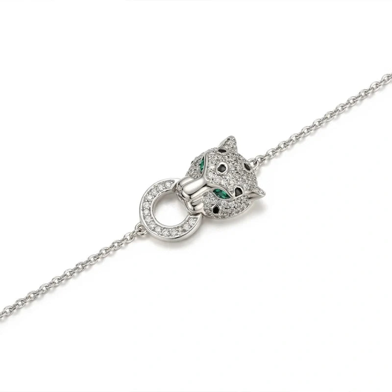 Emerald Eyes Jaguar Bracelet