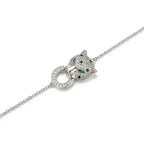 Emerald Eyes Jaguar Bracelet